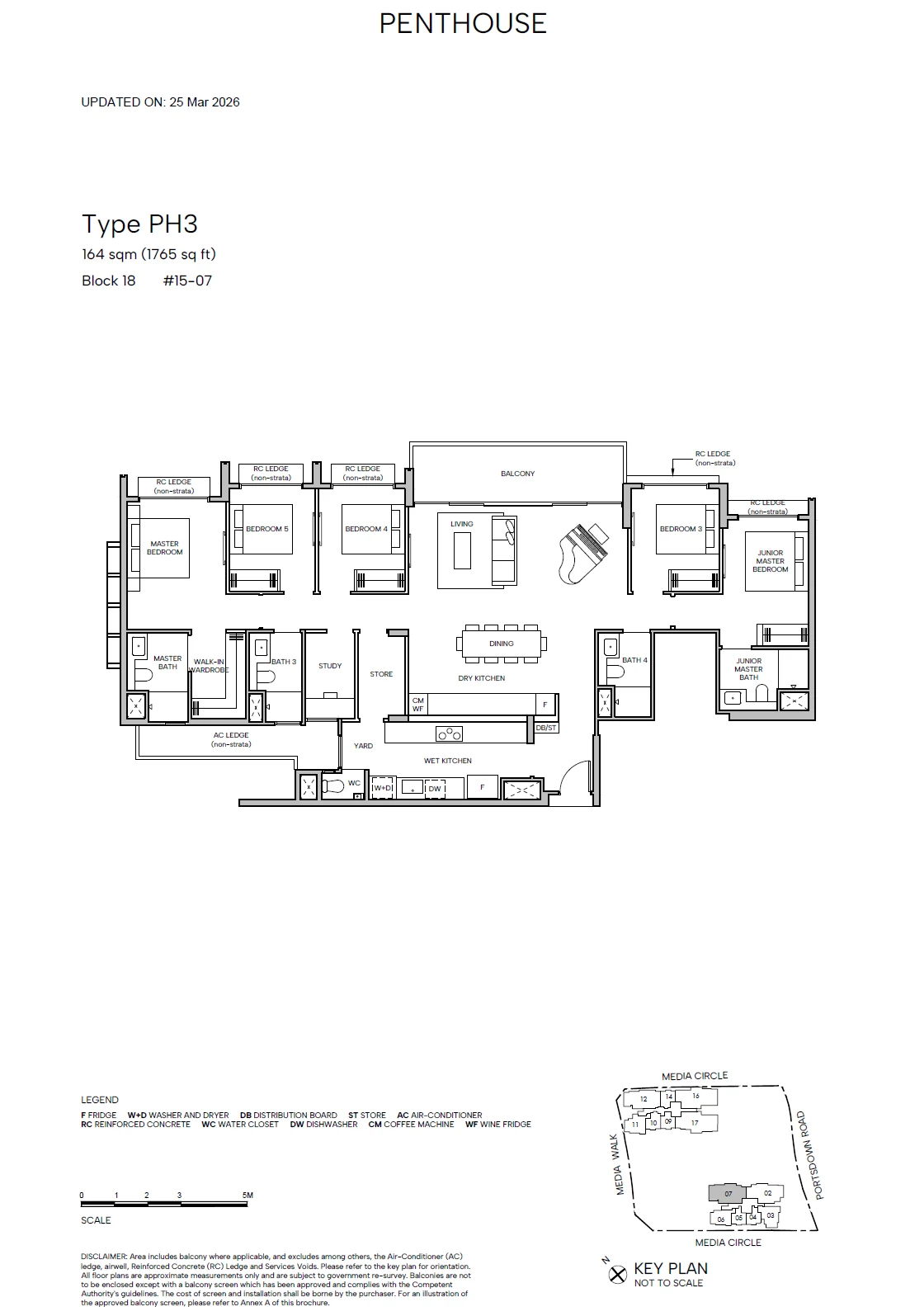 Hudson Place Residences floor plan — PH3