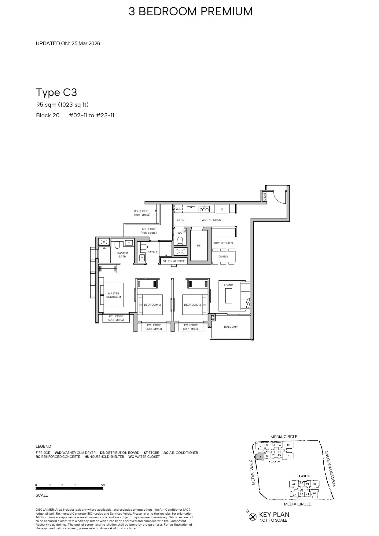 Hudson Place Residences floor plan — C3