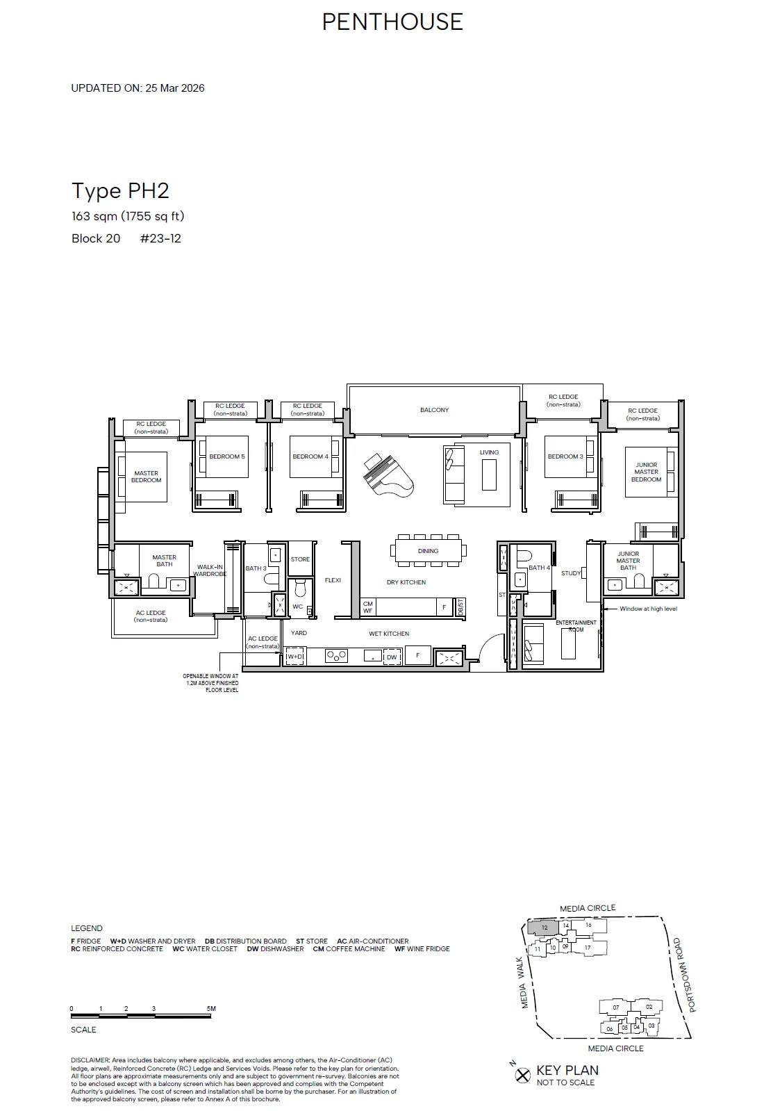 Hudson Place Residences floor plan — PH2