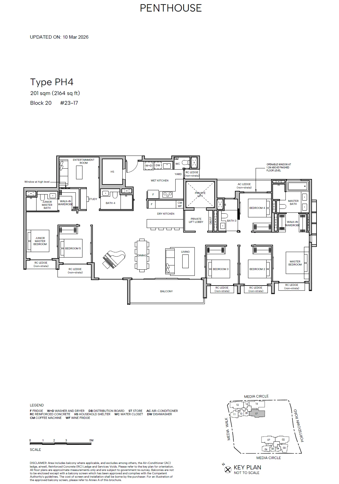Hudson Place Residences floor plan — PH4