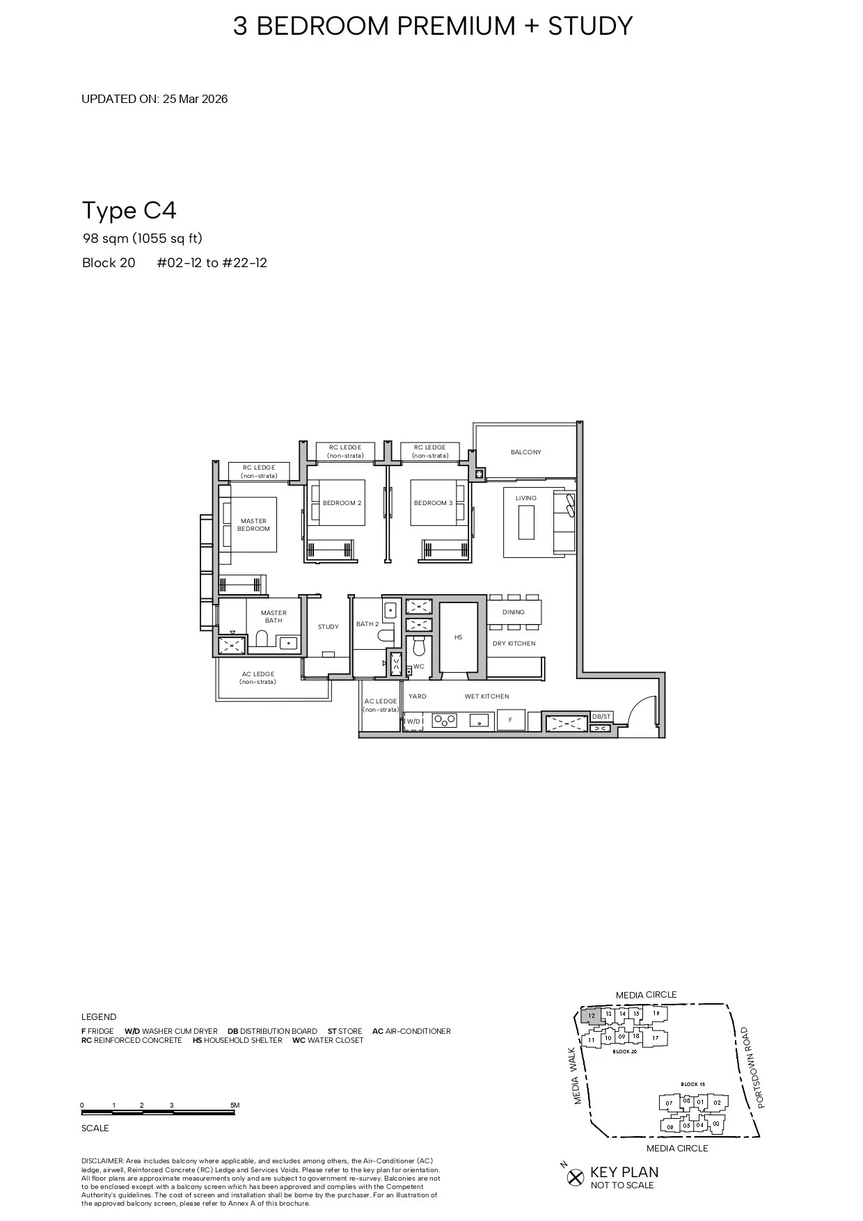 Hudson Place Residences floor plan — C4