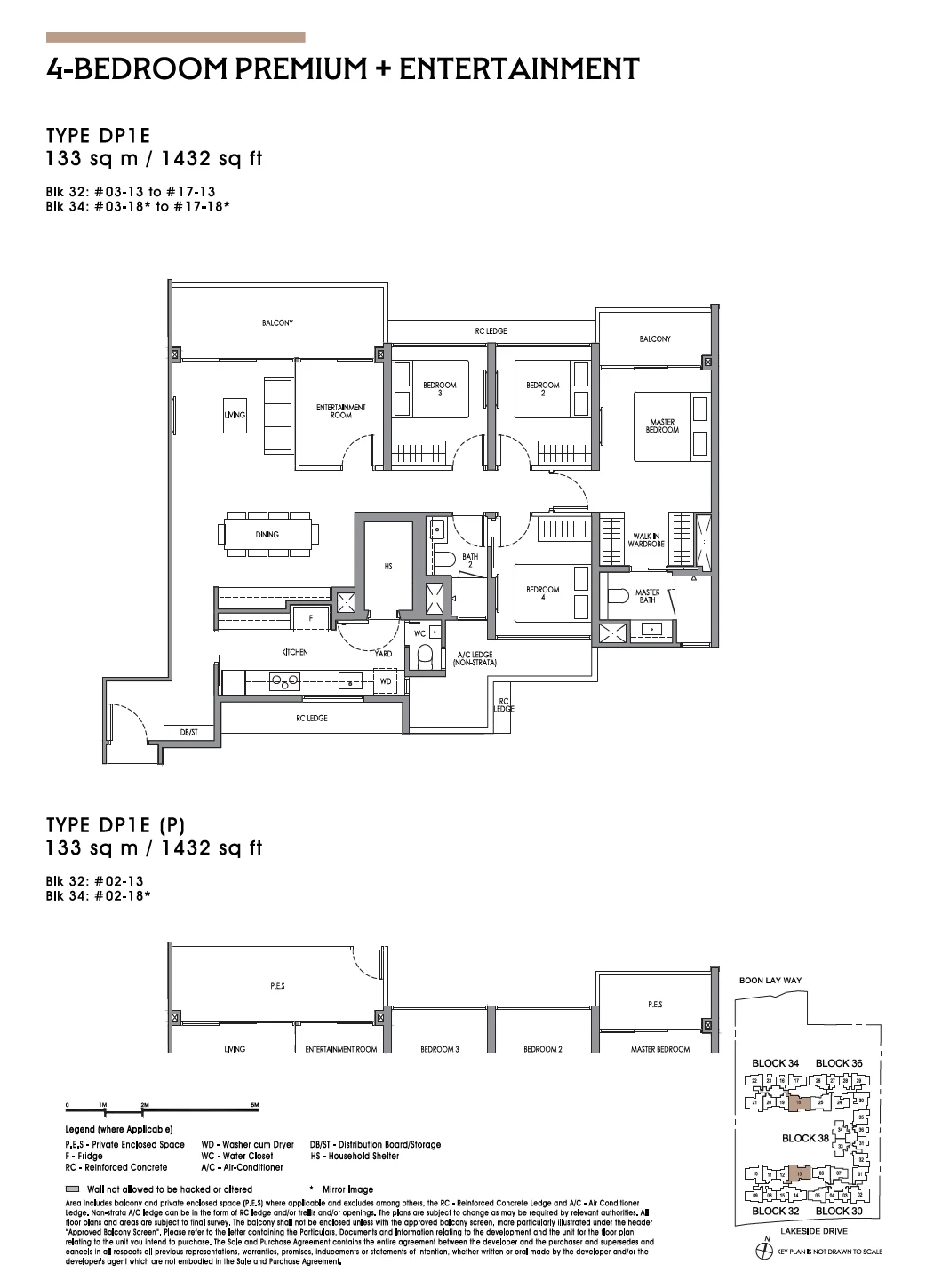 Lucerne Grand floor plan — DP1E(P)