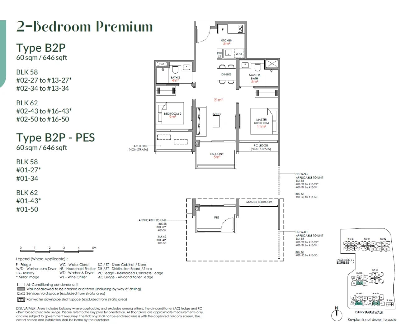 Narra Residences floor plan — B2P