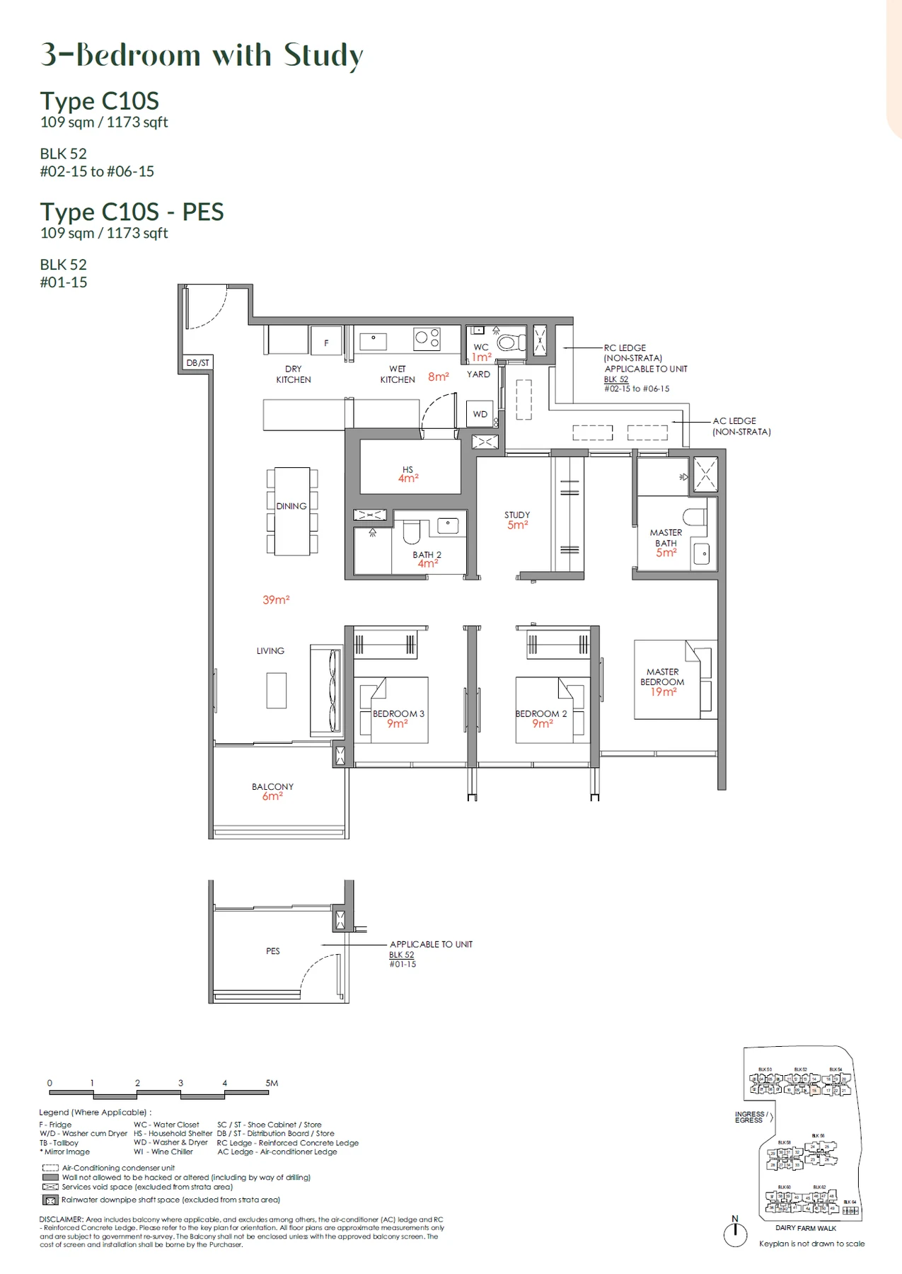 Narra Residences floor plan — C10S