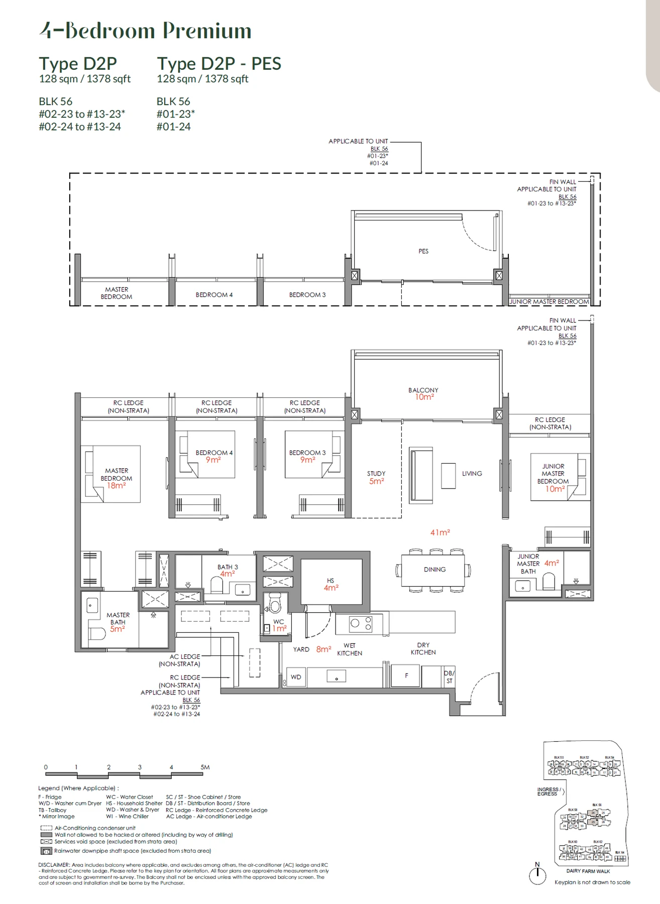 Narra Residences floor plan — D2P-PES