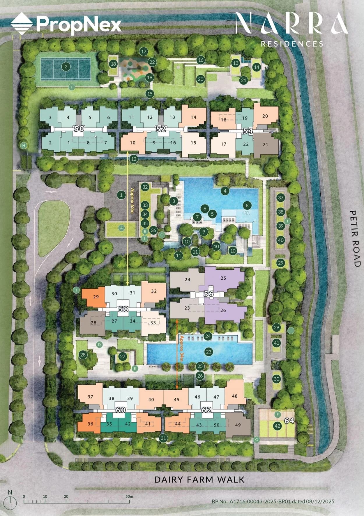 Narra Residences site plan — Site plan