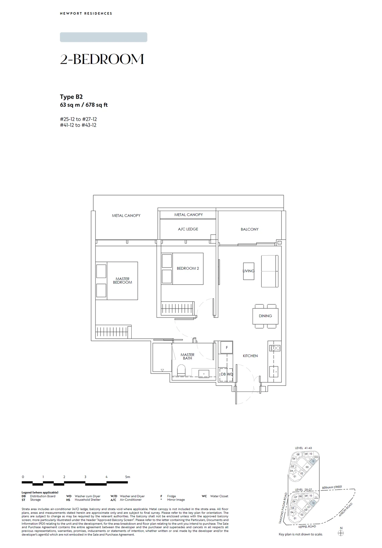 Newport Residences floor plan — B2