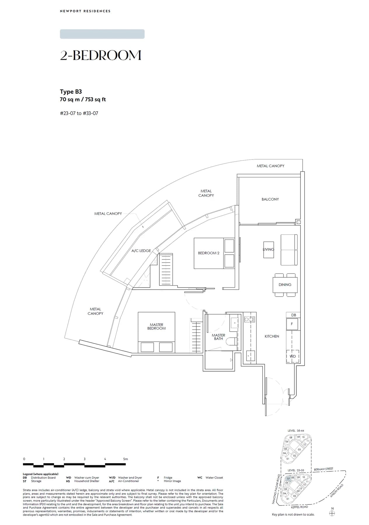 Newport Residences floor plan — B3