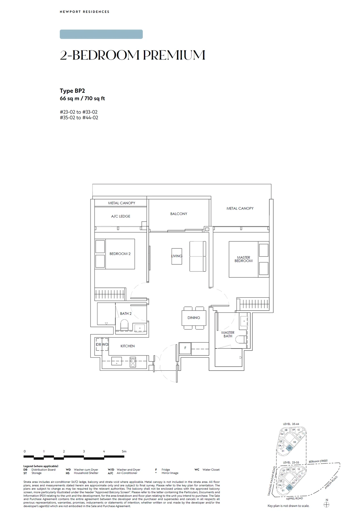 Newport Residences floor plan — BP2