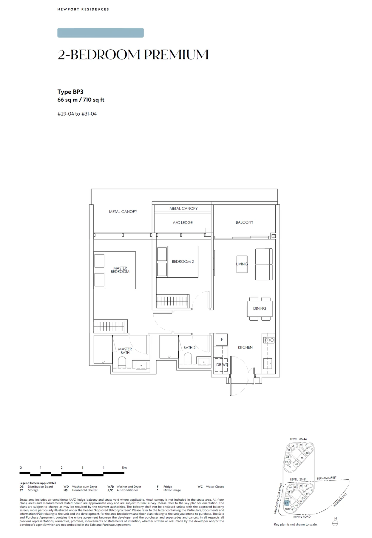 Newport Residences floor plan — BP3