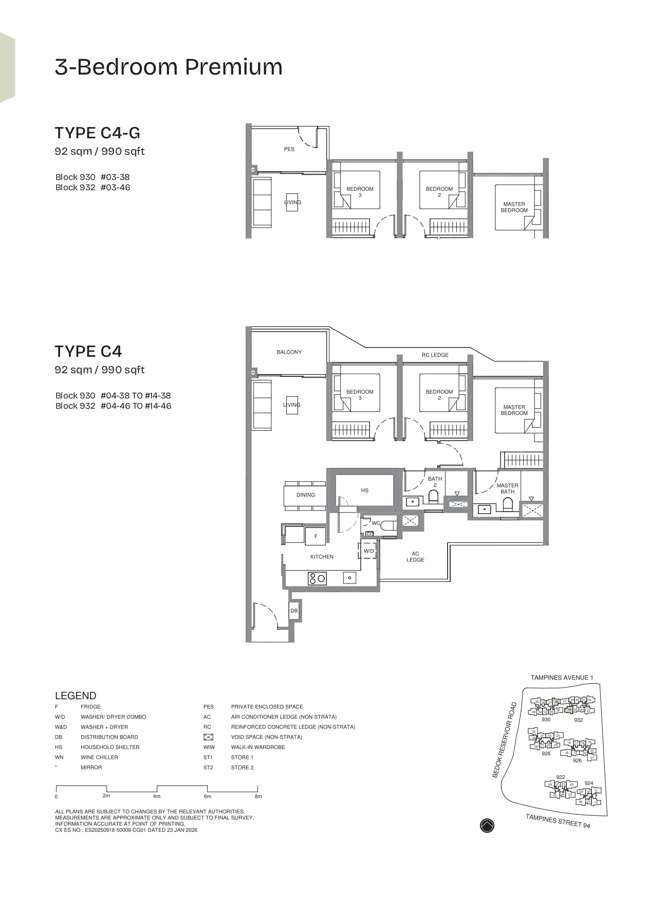 Pinery Residences floor plan — C4-G