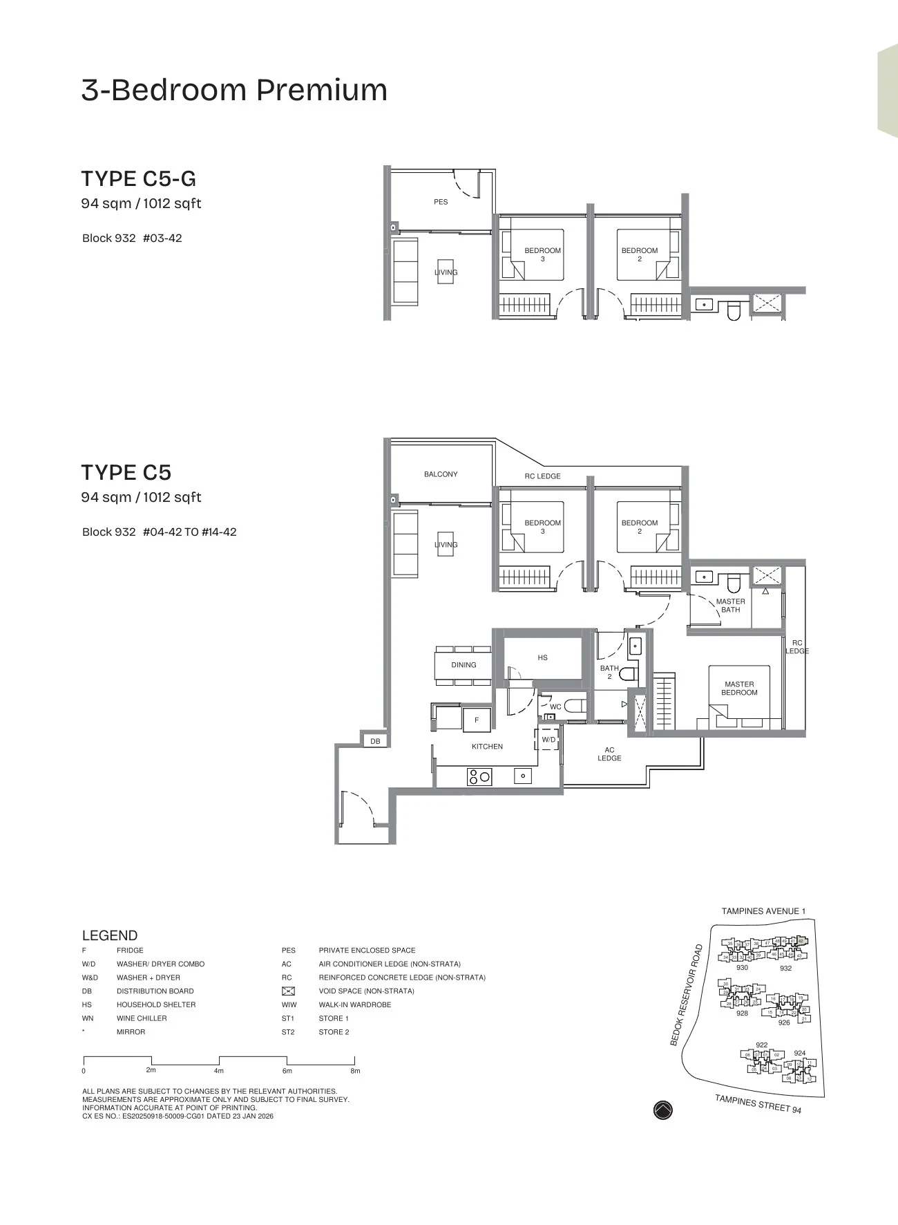 Pinery Residences floor plan — C5 / C5-G