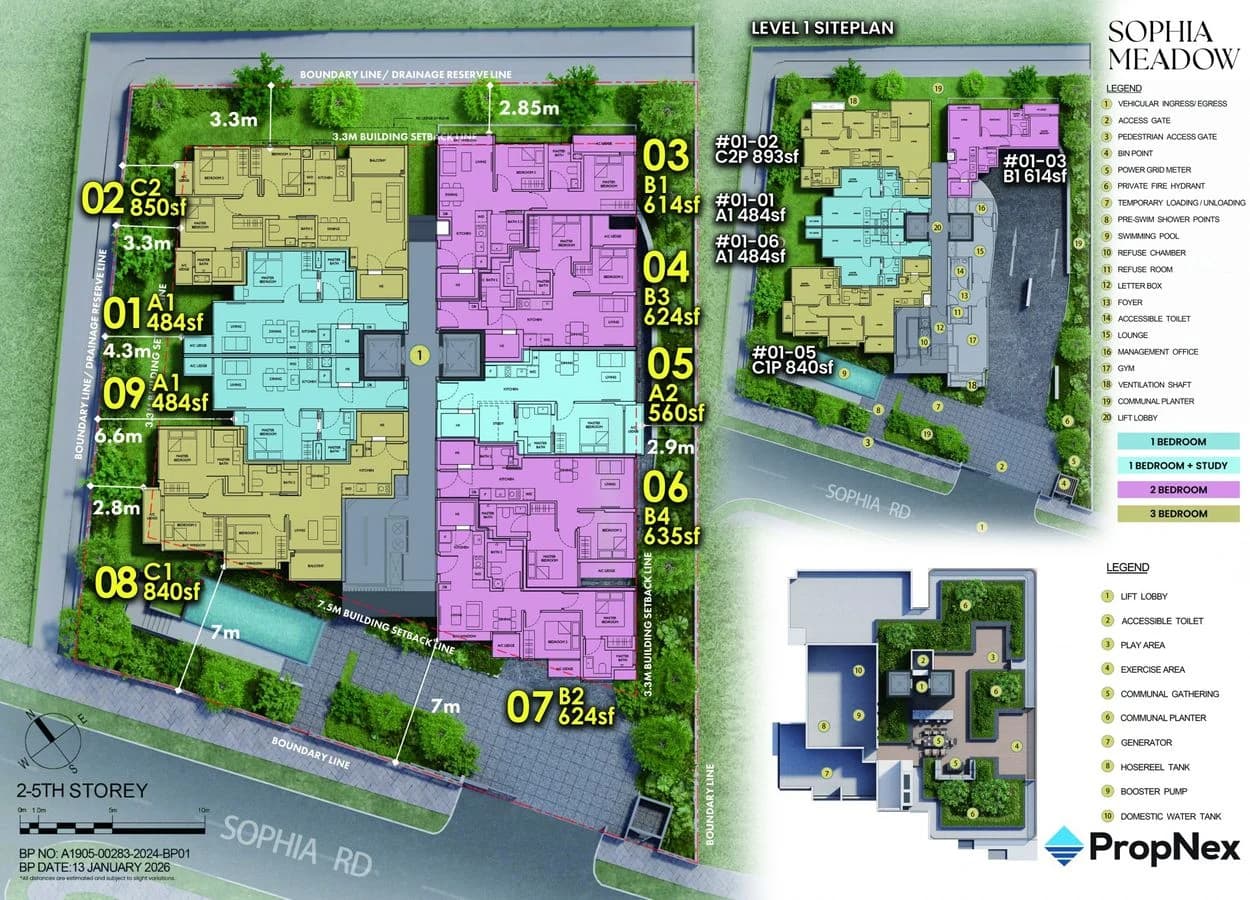 Sophia Meadow site plan — Site plan