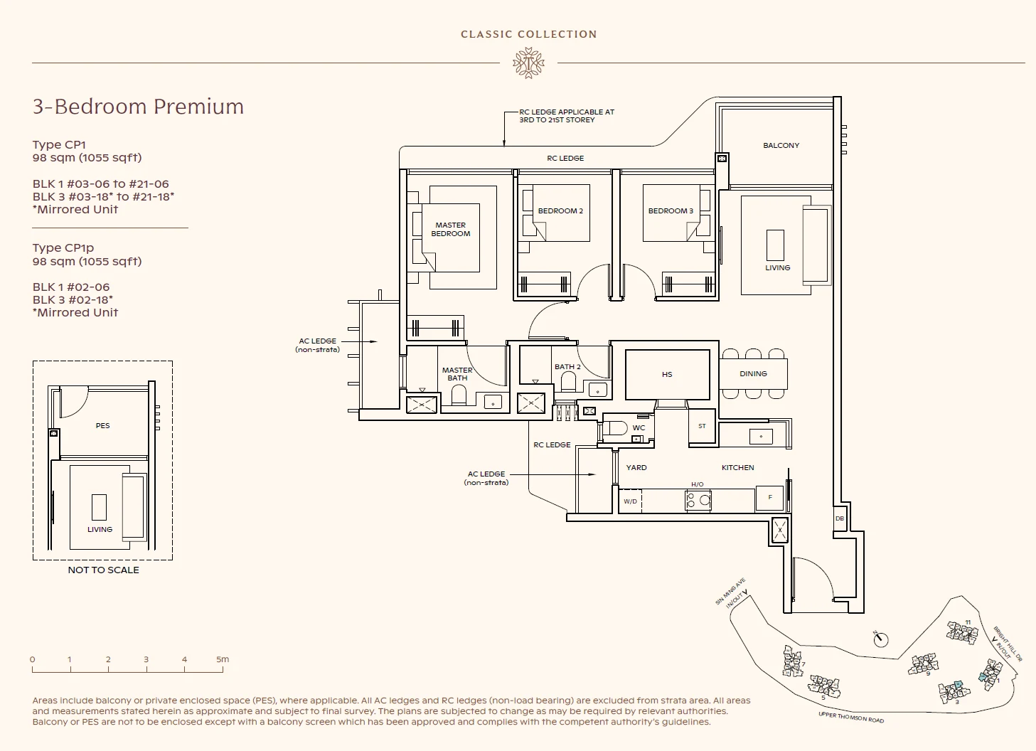 Thomson Reserve floor plan — CP1p