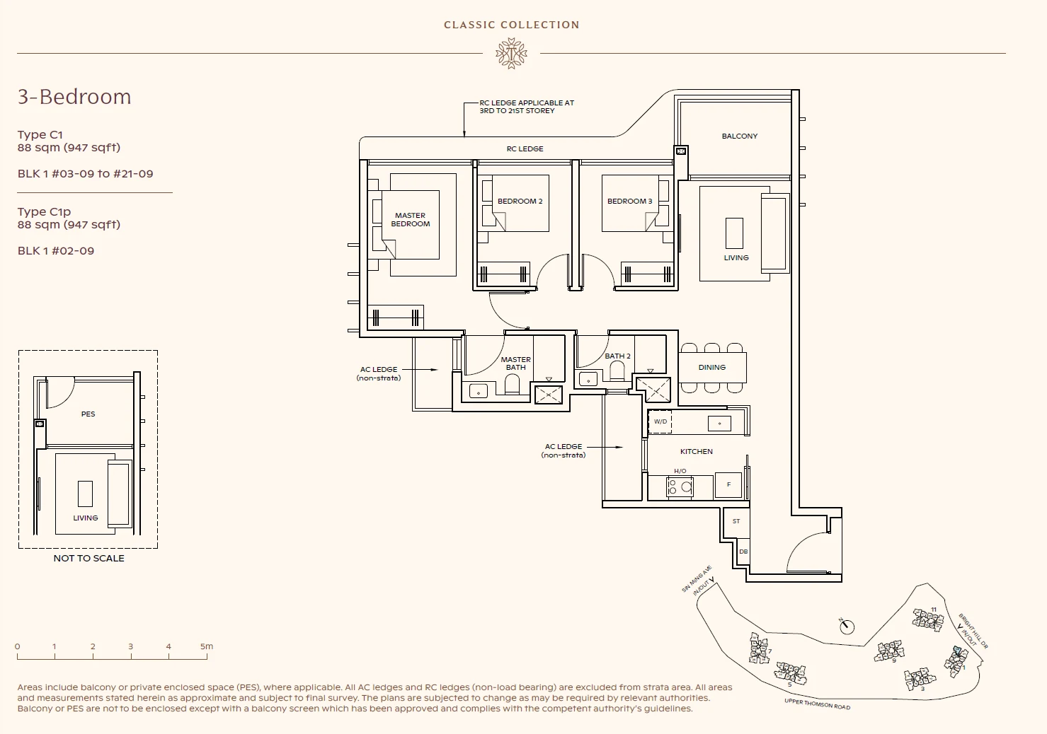 Thomson Reserve floor plan — C1p