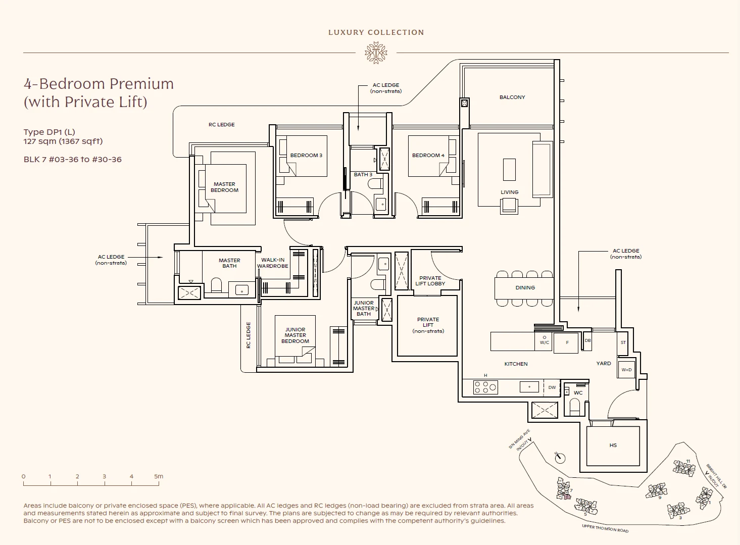 Thomson Reserve floor plan — DP1(L)