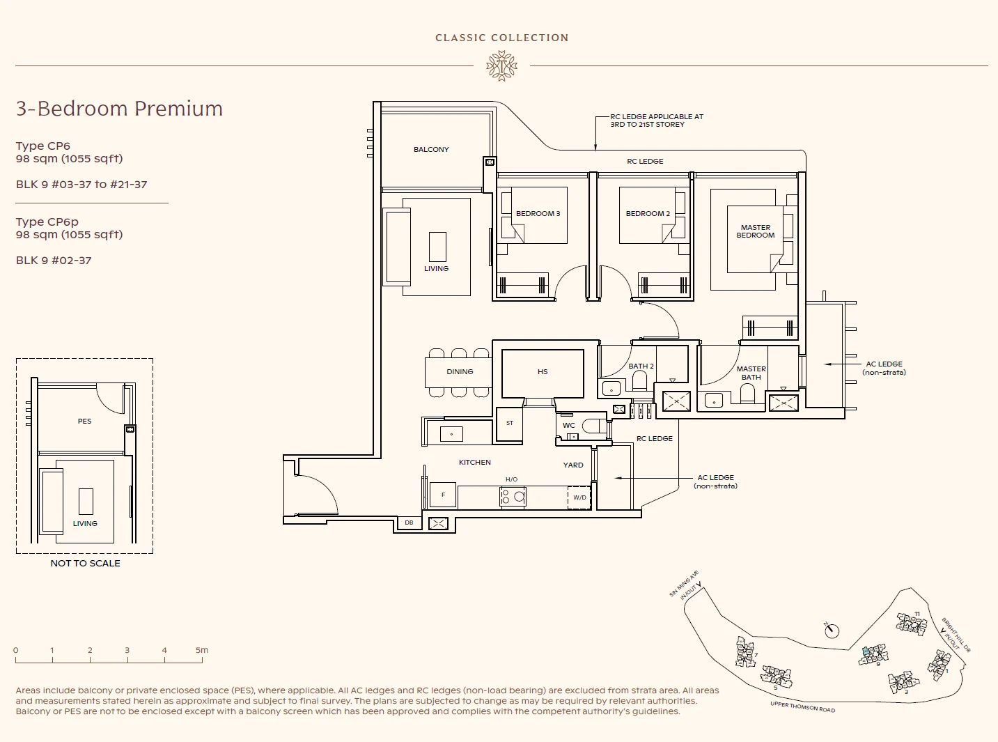 Thomson Reserve floor plan — CP6p