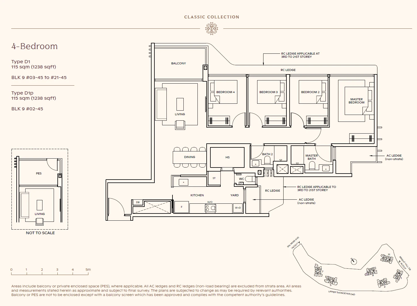 Thomson Reserve floor plan — D1p