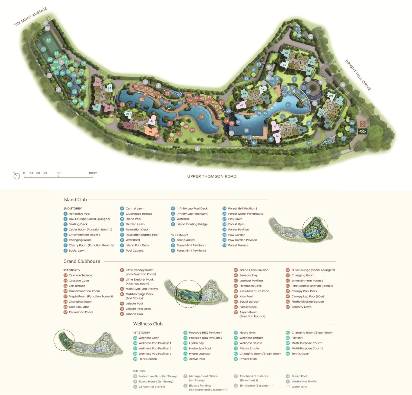 Thomson Reserve site plan — Site plan