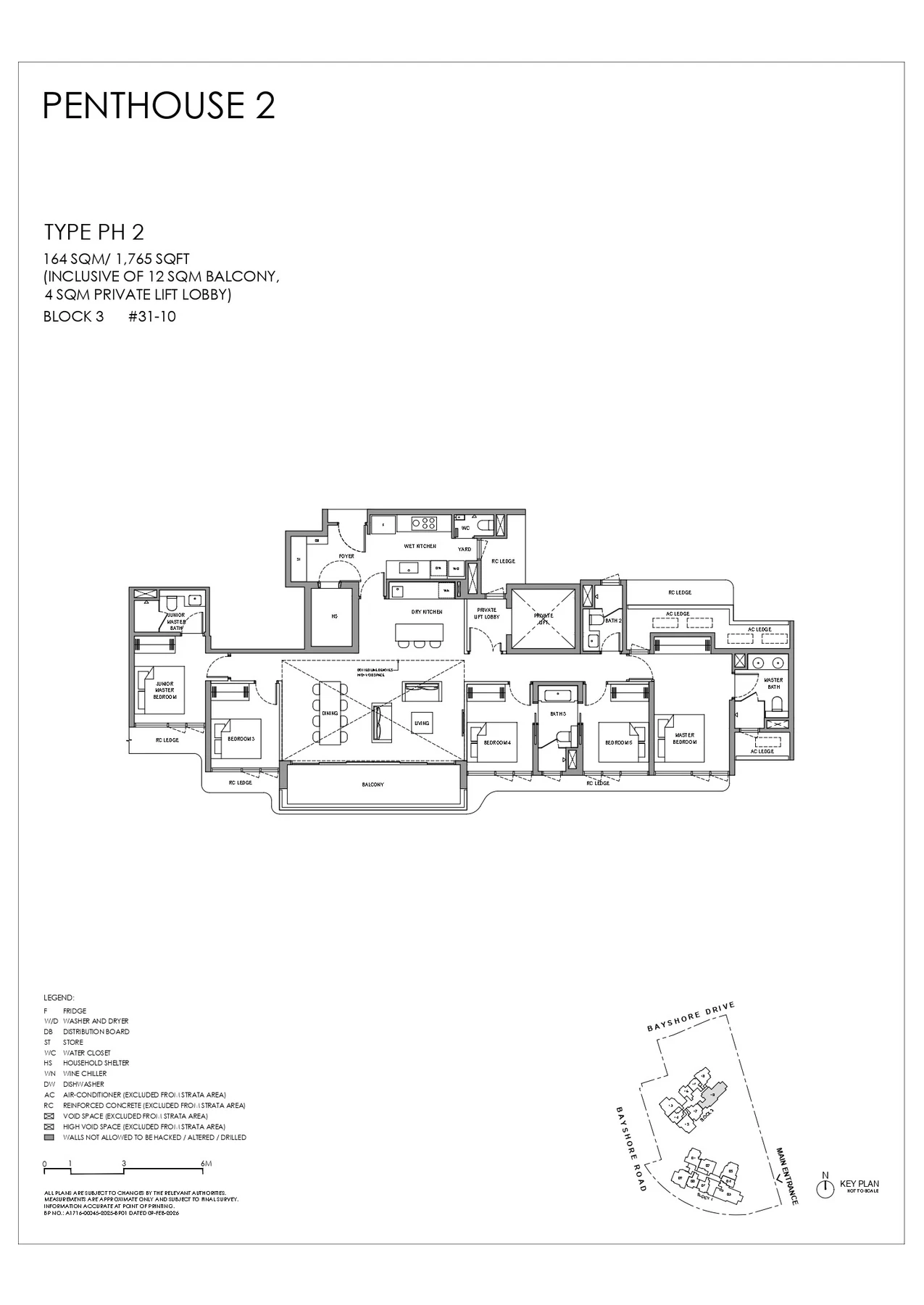Vela Bay floor plan — Penthouse 2